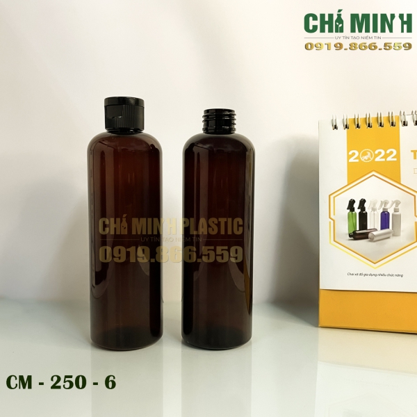 Chai pet 250ml dáng cao