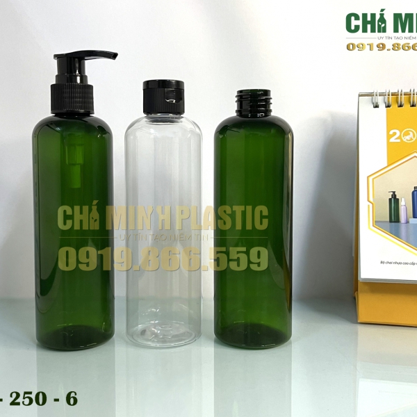 Chai pet 250ml dáng cao